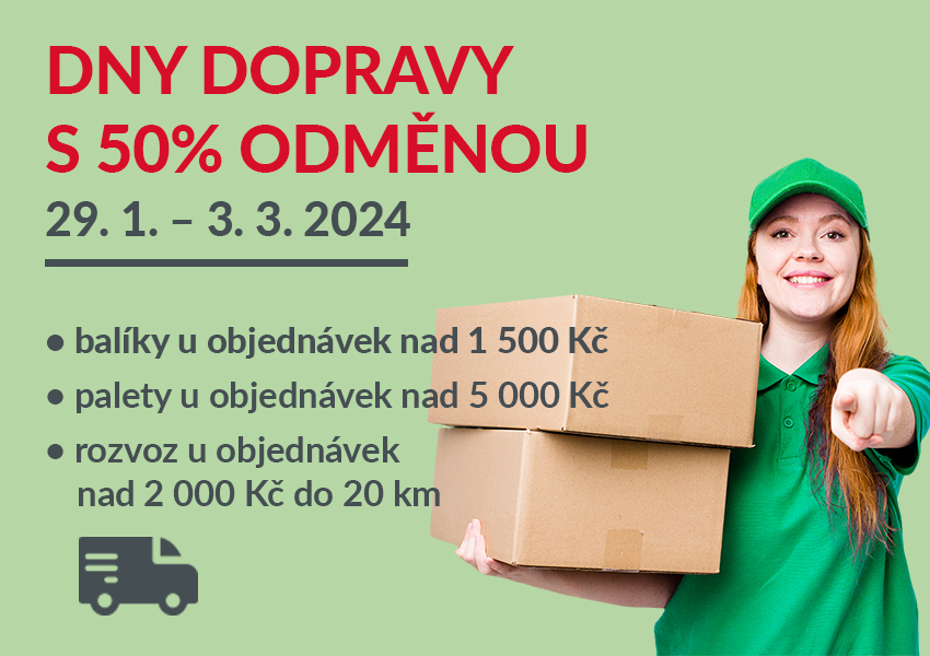 Dny dopravy s 50% odměnou