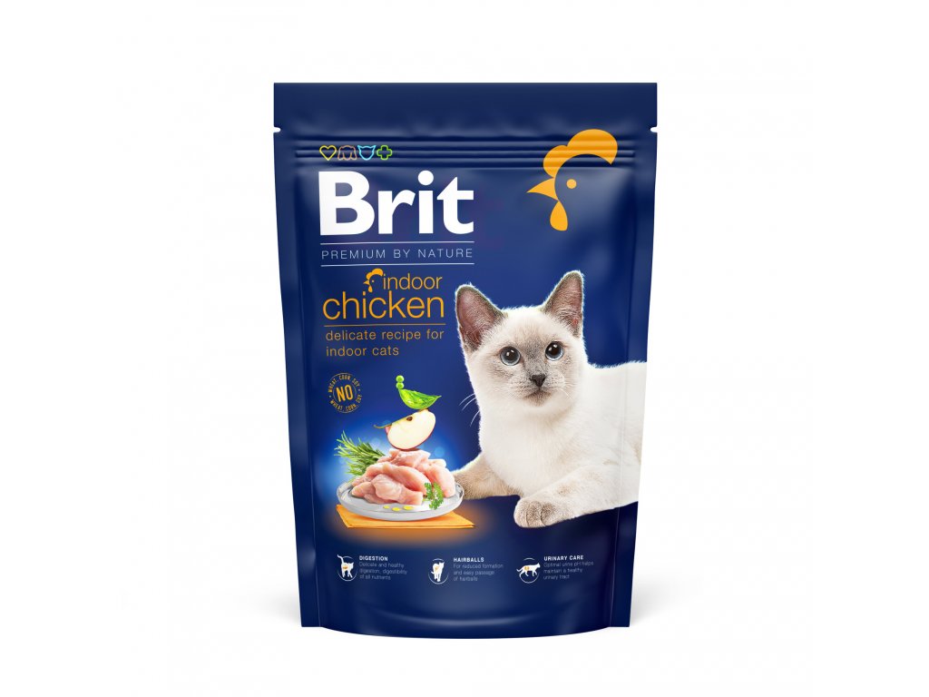 BRIT Premium by Nature Cat Indoor Chicken 800g