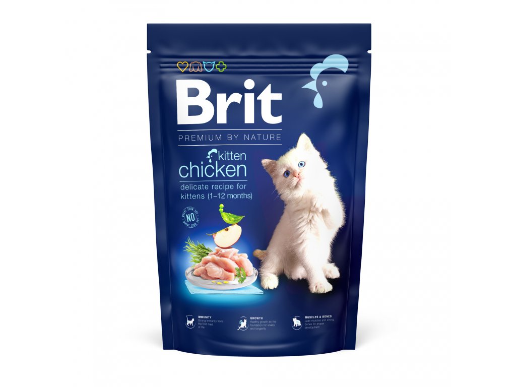 BRIT Premium by Nature Cat Kitten Chicken 1,5kg