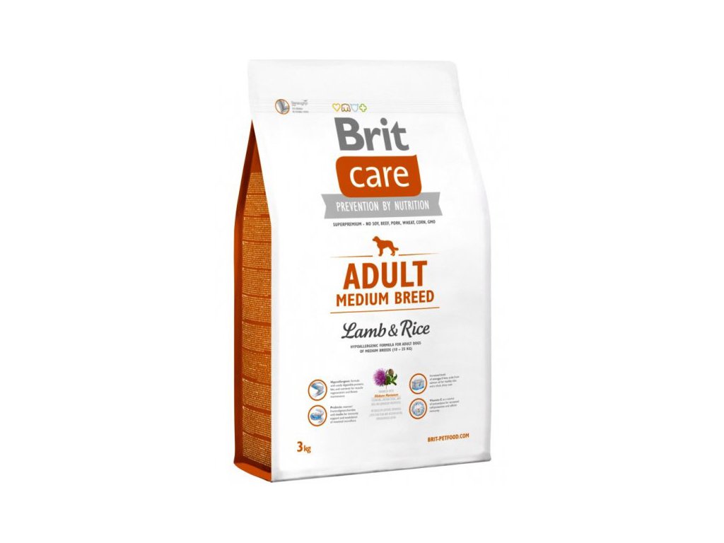 BRIT Care Adult Medium Breed Lamb & Rice 3kg