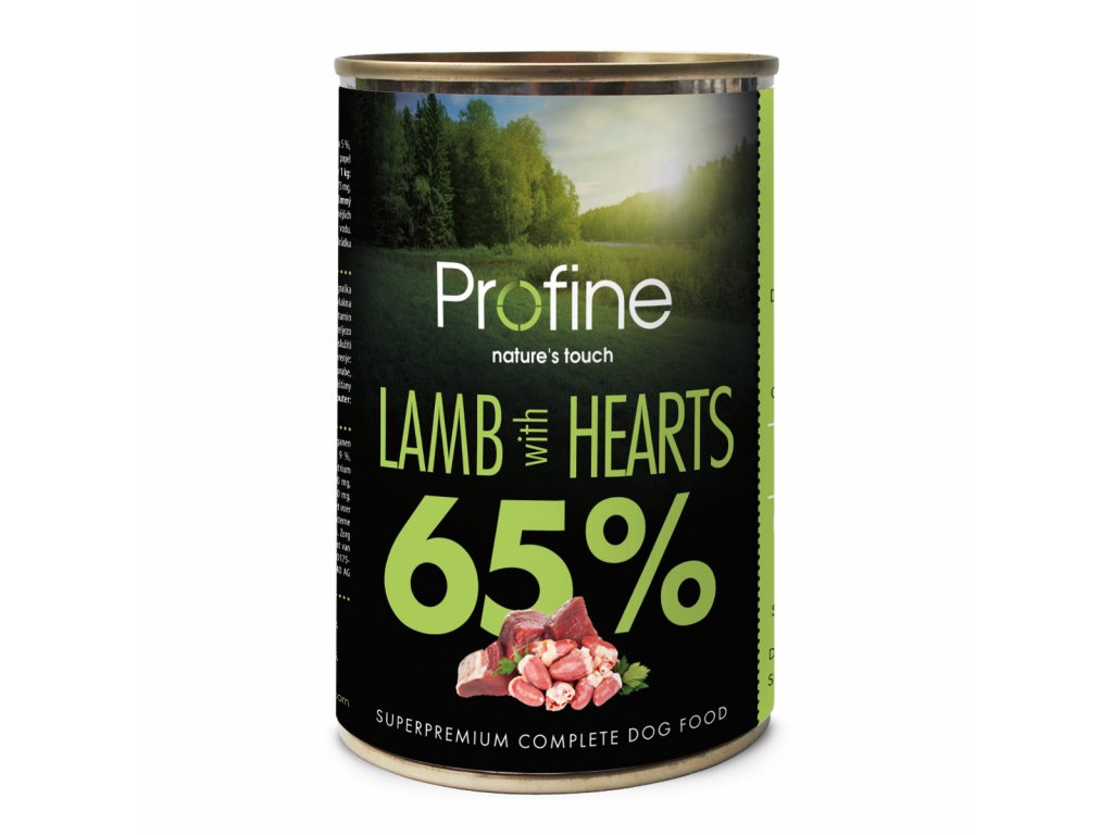 PROFINE 65% Lamb with hearts 400g