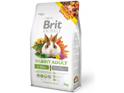 BRIT Animals RABBIT ADULT complete 3kg