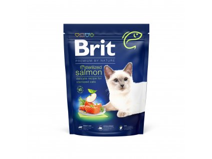 BRIT Premium by Nature Cat Sterilized Salmon 300g