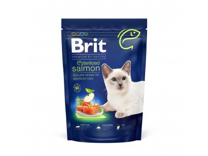 BRIT Premium by Nature Cat Sterilized Salmon 800g