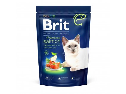 BRIT Premium by Nature Cat Sterilized Salmon 1,5kg