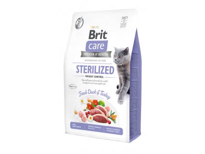 BRIT Care Cat Grain-Free Sterilized Weight Control 2kg