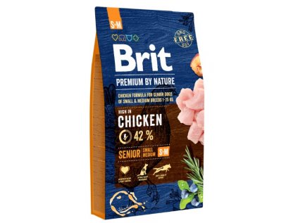 BRIT Premium by Nature Senior S+M 8kg