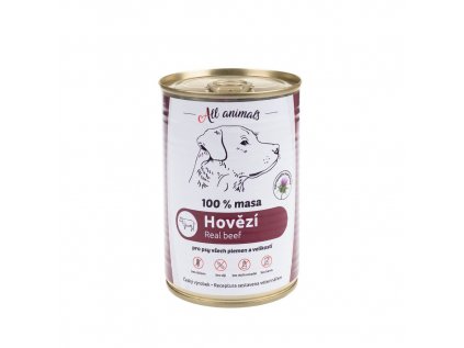 ALL ANIMALS DOG hovězí mleté 400g