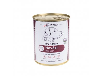 ALL ANIMALS DOG hovězí mleté 800g