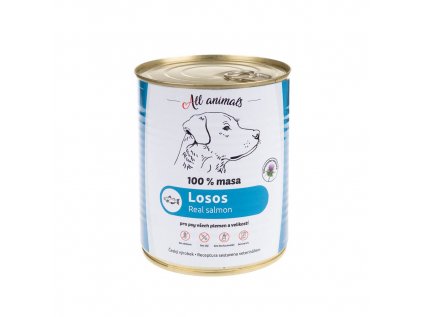 ALL ANIMALS DOG losos mletý 800g