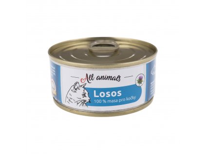 ALL ANIMALS CAT losos mletý 100g