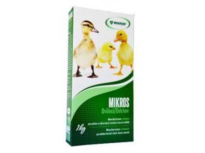 MIKROS Drůbež s Vitamíny plv 1 kg, krabička