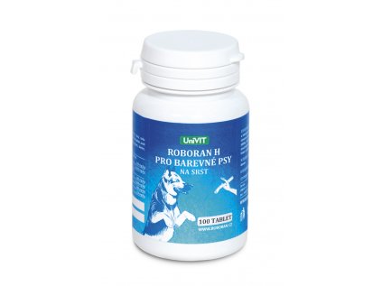 UNIVIT Roboran H pro barevné psy, 100 tbl