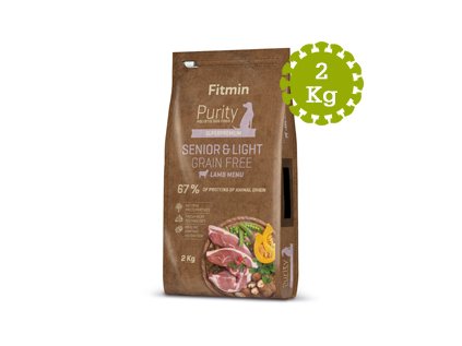 Fitmin dog Purity GF Senior&Light Lamb - 2 kg