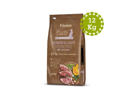 Fitmin dog Purity GF Senior&Light Lamb - 12 kg