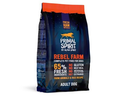 PRIMAL SPIRIT Dog 65% Rebel Farm 1 kg –⁠⁠⁠⁠⁠⁠ EXPIRACE