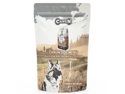 canun dog menu probka