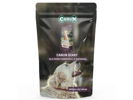 VZORKA Canun TERRA Diary pre psov s nadváhou a zrelých psov 100 g