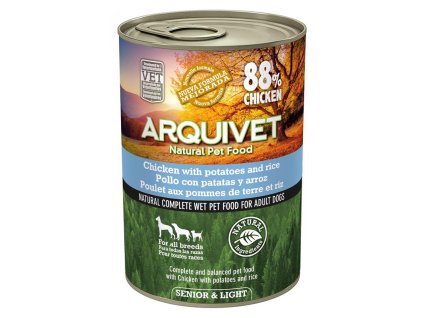 senior light chicken with potatoes and rice