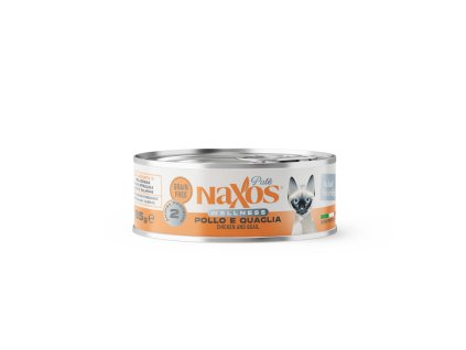 Naxos CAT Adullt Sterilingh PATE CHICKEN QUAIL
