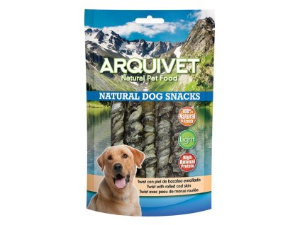 twist con piel de bacalao enrollado 13 cm 100g snacks naturales