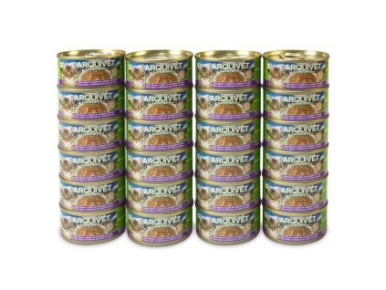 pack 24 latas atun blanco en salsa con palito de cangrejo 80gr