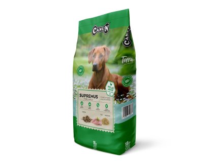 Krmivo Canun Terra Supremus s kuracím mäsom 18 kg pre dospelých psov