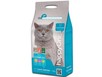 happyOne Sterilized pre sterilizované dospelé mačky 2 kg