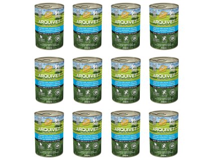 ARQUIVET Mokré krmivo pre šteňatá s kuracím mäsom Junior 12x400g