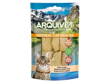 ARQUIVET Pochúťka pre mačky - kura na pare 50 g