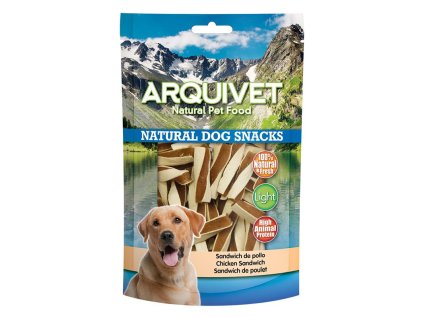 ARQUIVET Twisted kurací sendvič pre psa pochúťka 100g