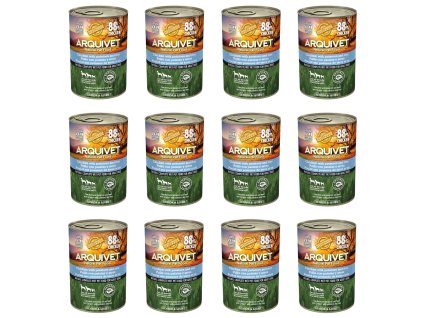 ARQUIVET Mokré krmivo pre psov SENIOR & LIGHT 12x400g