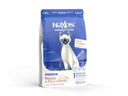 Naxos cat Adult Sterilight Hairball Pork prickly pear