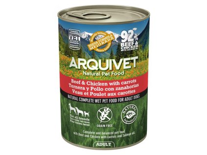 adult ternera y pollo con zanahorias y aceite de salmon 1