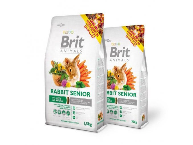 Brit Animals Rabbit Senior Complete 300g