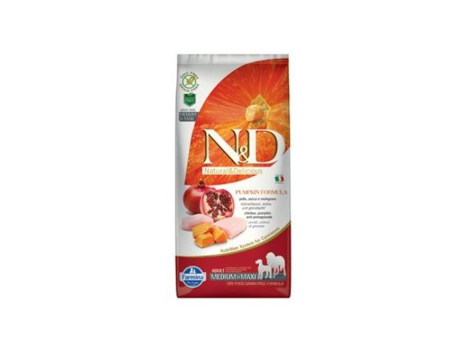 N&D GF Pumpkin DOG Adult M/L Chicken&Pomegranate 2,5kg