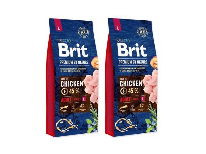 Brit Premium Dog by Nature Adult L 2 x 15 kg
