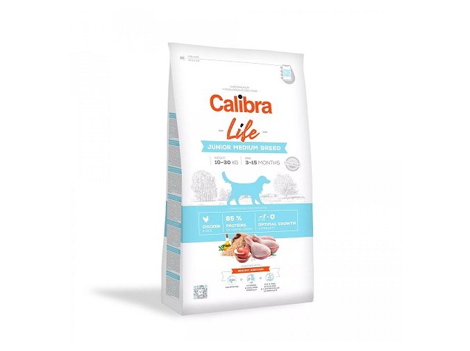 Calibra Dog Life Junior Medium Breed Chicken 2,5 kg