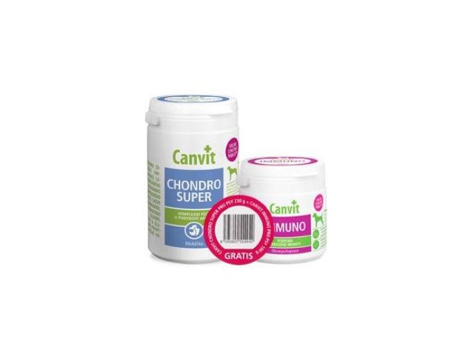 Canvit Chondro Super 230g+Canvit Imunno pro psy 100g