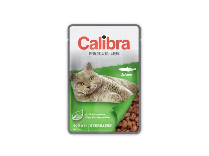 Calibra Cat kapsa Premium Sterilised Salmon 100g