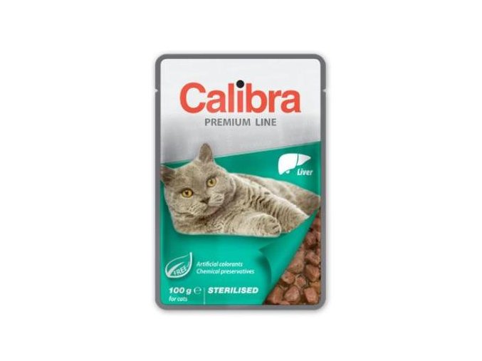Calibra Cat kapsa Premium Sterilised Liver 100g