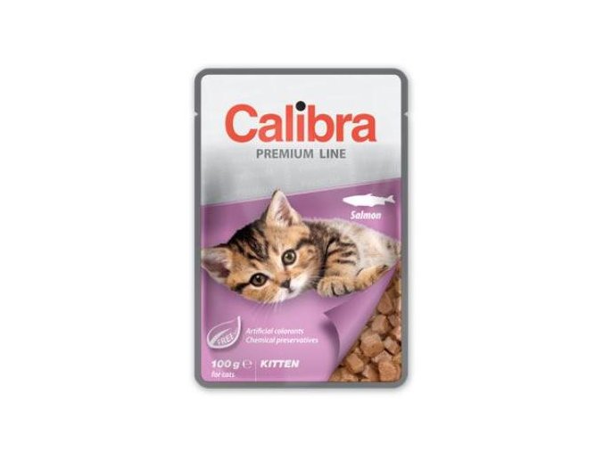 Calibra Cat kapsa Premium Kitten Salmon 100g