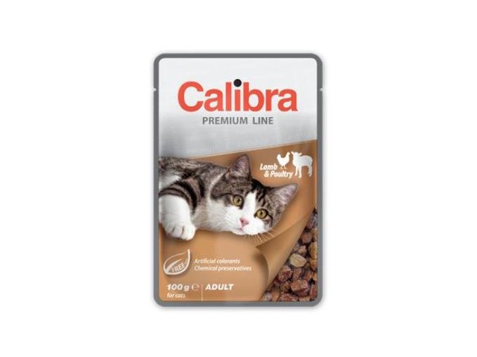 Calibra Cat kapsa Premium Adult Lamb & Poultry 100g