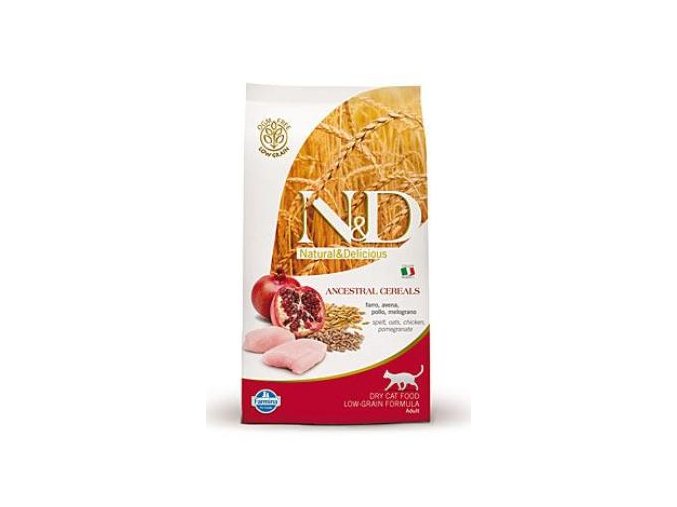 N&D LG CAT Adult Chicken & Pomegranate 1,5kg