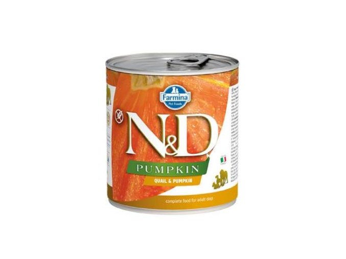 N&D DOG PUMPKIN Adult Quail & Pumpkin Mini 140g