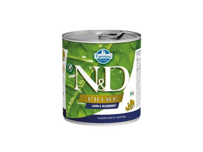 N&D DOG PRIME Adult Lamb & Blueberry Mini 140g