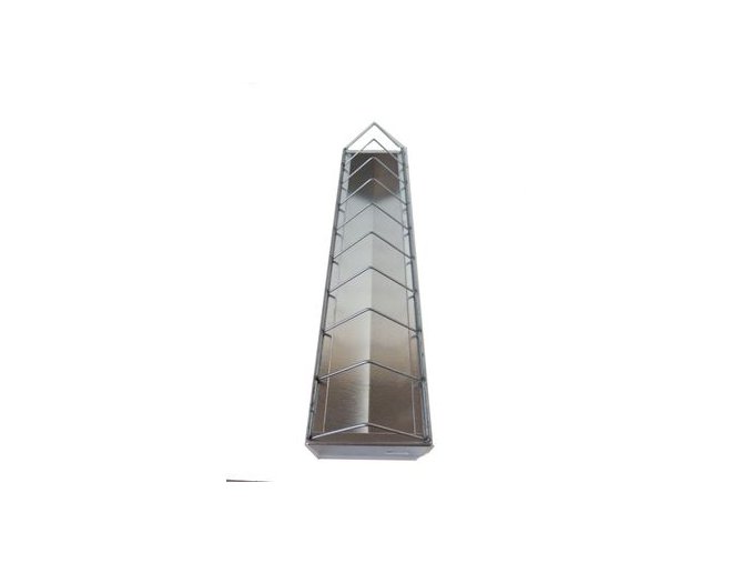 Žlabové krmítko s drátěným víkem 50 cm pro drůbež