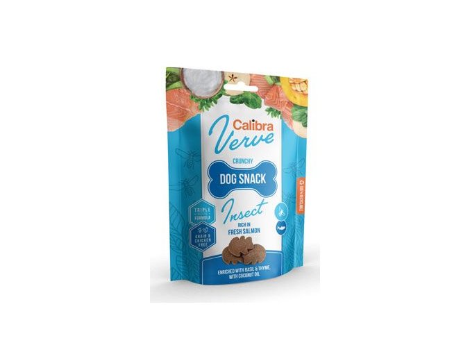 Calibra Dog Verve Crunchy Snack Insect&Salmon 150g