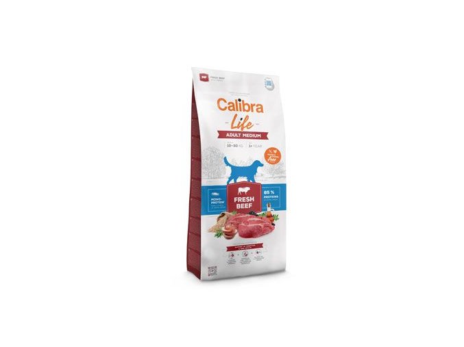 Calibra Dog Life Adult Medium Fresh Beef 2,5kg