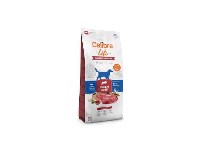 Calibra Dog Life Senior Medium Fresh Beef 2,5kg